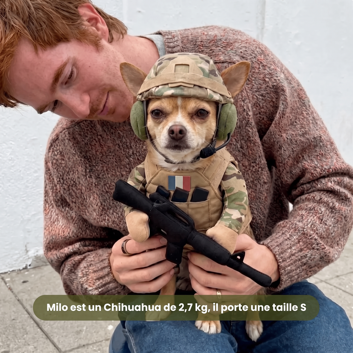 Déguisement Soldat pour Chien